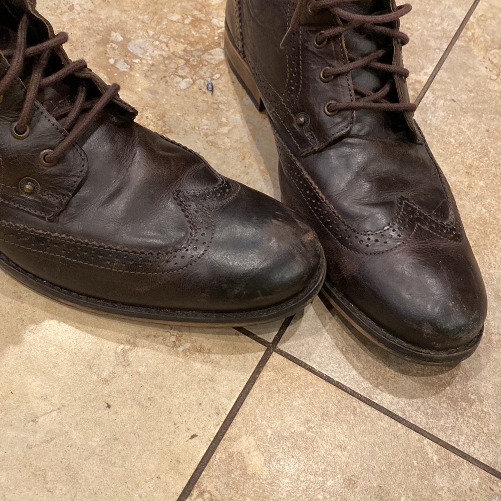 Jeffery Tyler Leather Man’s Lace Boots size 13 - Picture 16 of 16